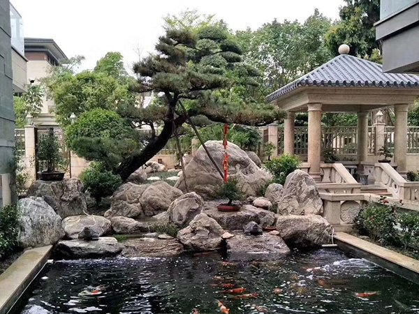 泰山石假山造景